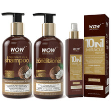 Load image into Gallery viewer, WOW Skin Science Coconut Milk No Parabens, Sulphate, Silicone, Salt & Color Shampoo - 300 ml