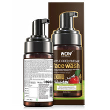 Load image into Gallery viewer, WOW Skin Science Apple Cider Vinegar Foaming Face Wash- with Organic Certified Himalayan Apple Cider Vinegar - No Parabens, Sulphate & Silicones - 100 ml