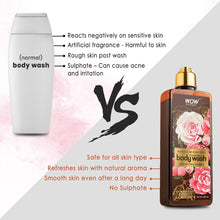 Load image into Gallery viewer, WOW Skin Science Rose Otto Foaming Body Wash - No Parabens, Sulphate, Silicones & Color - 250 ml