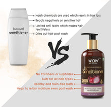 Load image into Gallery viewer, WOW Skin Science Onion Black Seed Oil Ultimate Hair Care Kit (Shampoo + Hair Conditioner + Hair Oil)