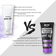 Load image into Gallery viewer, WOW Skin Science Activated Charcoal Face Mask - Peel Off - No Parabens & Mineral Oils - 100 ml
