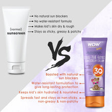 Load image into Gallery viewer, WOW Skin Science Kids Cool-The-Rays Sunscreen Cream Spf 30 Pa++ - No Parabens, Silicones, Oxide Color, Mineral Oil and Benzophenone - 100 ml