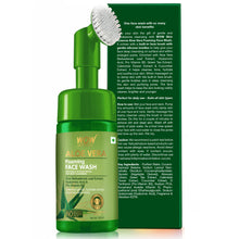 Load image into Gallery viewer, WOW Skin Science Aloe Vera Foaming Face Wash With Built-In Face Brush For Deep Cleansing - No Parabens, Sulphate, Silicones & Color - 100 ml