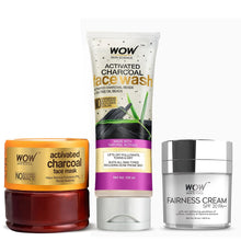 Load image into Gallery viewer, WOW Skin Science Activated Charcoal Face Mask with PM 2.5 Anti-Pollution Shield No Parabens & Mineral Oil Wash Off Face Mask - 200 ml