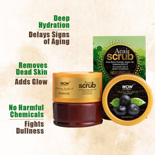 Load image into Gallery viewer, WOW Skin Science - Amazon Rainforest Collection - Rain Forest Acai Scrub - No Parabens, Mineral Oil, Silicones & Color - 200 ml
